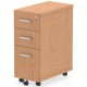 Rayleigh 3 Drawer Tall Narrow Under Desk Pedestal